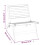 Berkfield Garden Chair Solid Wood Teak 8