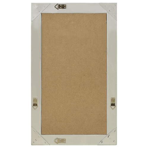 Berkfield Wall Mirror Baroque Style 50x80 cm Silver 2