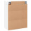Berkfield Wall Mounted Cabinets 2 pcs White Engineered Wood 8