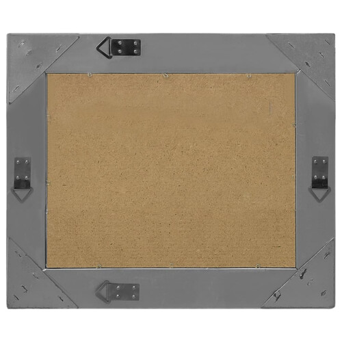 Berkfield Wall Mirror Baroque Style 50x40 cm Black 2