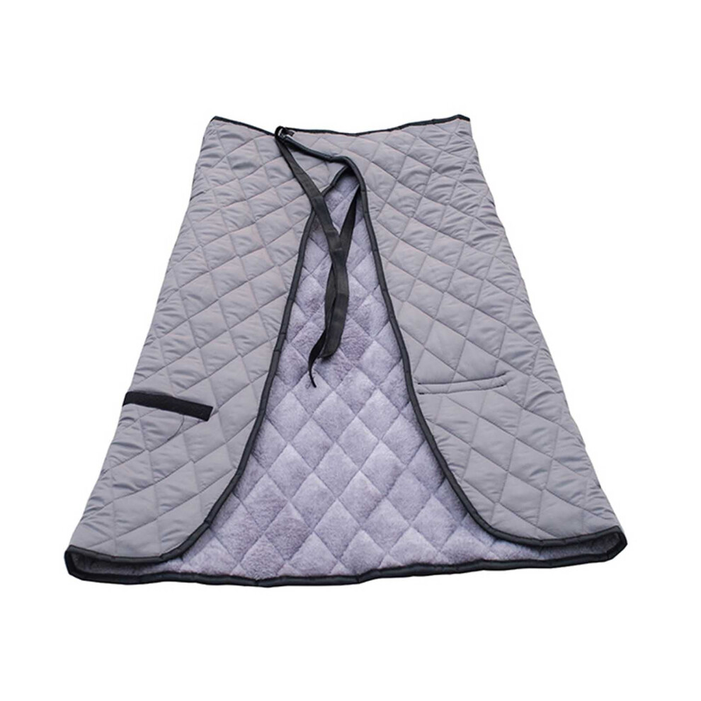 Waterproof Wheelchair Blanket for Elderly, 360 Warm Coverage Leg and Foot Cover, Windproof Plush
