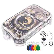 Chameleon V3.0 RFID Chip Emulator Reader + 5XUID Keychain 125Khz 13.56Mhz ID IC Smartcard-NFC-Duplikator, Tag-Kopierer