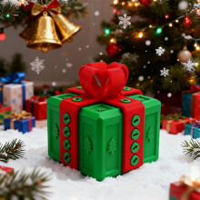Prank Gift Box with Pop Up Finger Surprise, Funny Gag Gift for Christmas, Birthday or Office Party