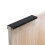 Black Stainless Steel Kitchen Cabinet Handles 300mm Hidden Modern Drawer Pulls Cupboard Hardware 1