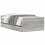 Berkfield Bed Frame without Mattress Grey Sonoma 75x190 cm Small Single Small Single 2