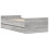 Berkfield Bed Frame without Mattress Grey Sonoma 75x190 cm Small Single Small Single 3