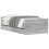 Berkfield Bed Frame without Mattress Grey Sonoma 75x190 cm Small Single Small Single 4