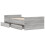 Berkfield Bed Frame without Mattress Grey Sonoma 75x190 cm Small Single Small Single 5