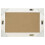 Berkfield Wall Mirror Baroque Style 60x40 cm White 3