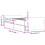 Berkfield Bed Frame without Mattress Grey Sonoma 75x190 cm Small Single Small Single 11