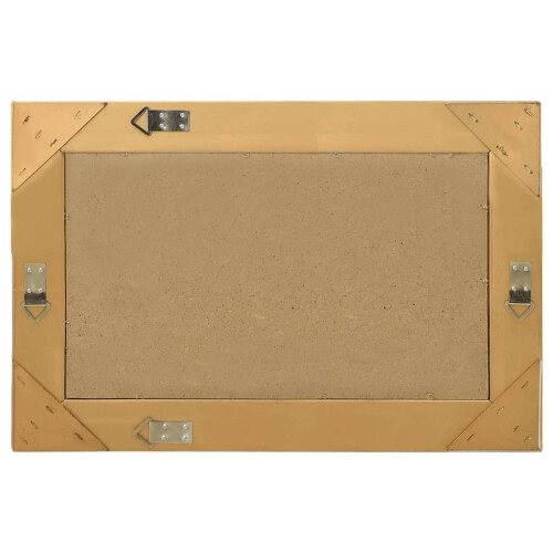 Berkfield Wall Mirror Baroque Style 60x40 cm Gold 2