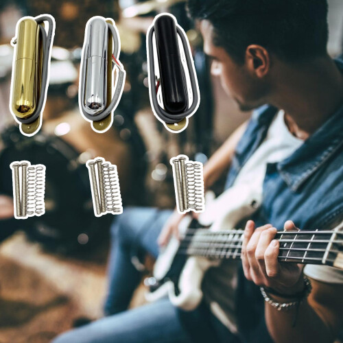 Easy Installation Lipstick Shape Single Coil Guitar-Golden 2
