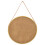 Berkfield Wall Mirror with Strap 60 cm Gold 3