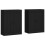 Berkfield Wall Mounted Cabinets 2 pcs Black Engineered Wood 2