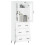 Berkfield Highboard White 69.5x34x180 cm Engineered Wood 3