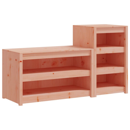 Berkfield Outdoor Kitchen Cabinets MEPPEL 2 pcs Solid Wood Douglas 1