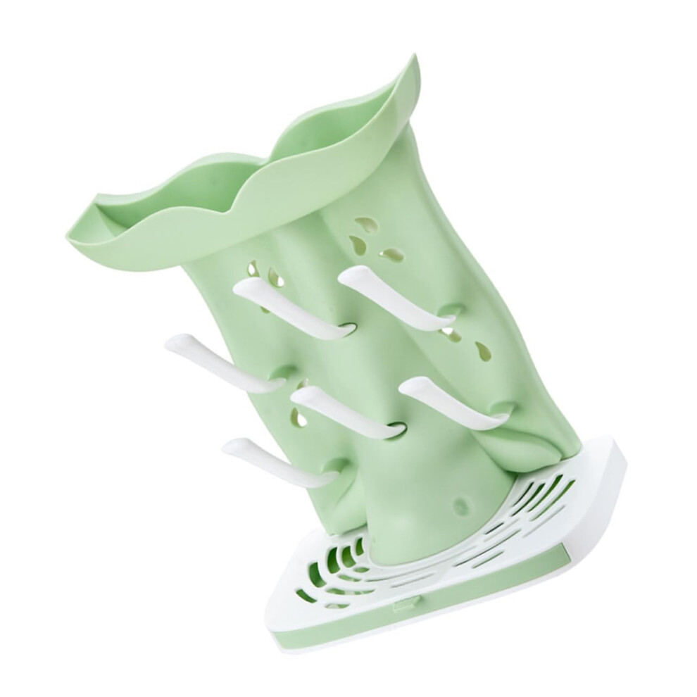 Baby Bottle Drying Rack with SpaceSaving UpsideDown Design and Efficient Drainage Countertop Organizer