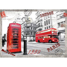 London Jigsaw Puzzle 1000 Pieces for Adults, Challenging Mini Pieces London City Theme GiftReady