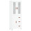 Berkfield Highboard White 69.5x34x180 cm Engineered Wood 2