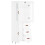 Berkfield Highboard White 69.5x34x180 cm Engineered Wood 4