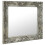 Berkfield Wall Mirror Baroque Style 60x60 cm Silver 2