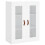 Berkfield Highboard White 69.5x34x180 cm Engineered Wood 5