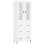 Berkfield Highboard White 69.5x34x180 cm Engineered Wood 2