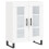 Berkfield Highboard White 69.5x34x180 cm Engineered Wood 7
