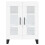 Berkfield Highboard White 69.5x34x180 cm Engineered Wood 8