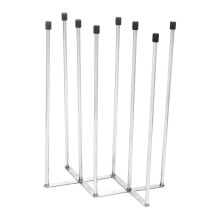 Bottle Drying Rack Retractable Space Saving Countertop Stand for Cups Mugs Jars and Reusable Bags
