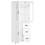 Berkfield Highboard White 69.5x34x180 cm Engineered Wood 4