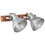 Berkfield Industrial Wall Lamp Silver 45x25 cm E27 2