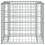Berkfield Garden Bench with Gabion Basket Solid Wood Pine 6