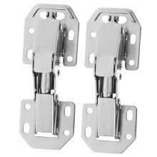 2pcs Heavy Duty Soft Close Cabinet Hinges for Kitchen and Wardrobe Doors 90 Concealed Design