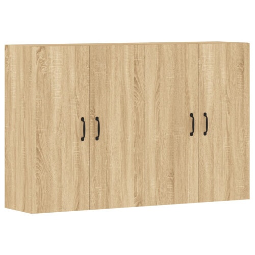 Berkfield Wall Mounted Cabinets 2 pcs Sonoma Oak Engineered Wood 1
