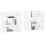 Berkfield Wall Mounted Cabinets 2 pcs White Engineered Wood 3