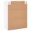 Berkfield Wall Mounted Cabinets 2 pcs White Engineered Wood 8