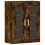 Berkfield Wall Mounted Cabinets 2 pcs Smoked Oak Engineered Wood 6