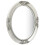 Berkfield Wall Mirror Baroque Style 50x60 cm Silver 2