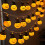 Vorkoi Halloween Pumpa LED-ljus 10-pack Orange Lyktslinga 1