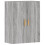 Berkfield Wall Mounted Cabinets 2 pcs Grey Sonoma Engineered Wood 6