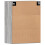 Berkfield Wall Mounted Cabinets 2 pcs Grey Sonoma Engineered Wood 9