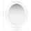 Berkfield Wall Mirror Baroque Style 50x60 cm White 6