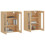 Berkfield Wall Mounted Cabinets 2 pcs Sonoma Oak Engineered Wood 3