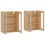 Berkfield Wall Mounted Cabinets 2 pcs Sonoma Oak Engineered Wood 4