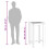 Berkfield Garden Bar Table 60x60x105 cm Solid Wood Acacia 7