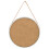 Berkfield Wall Mirror with Strap 60 cm Silver 3