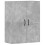 Berkfield Wall Mounted Cabinets 2 pcs Concrete Grey Engineered Wood 6