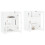 Berkfield Wall Mounted Cabinets 2 pcs White Engineered Wood 3