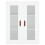 Berkfield Wall Mounted Cabinets 2 pcs White Engineered Wood 6